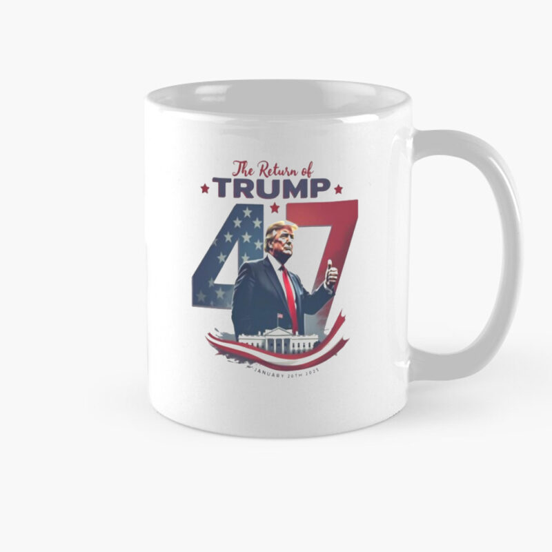 Commemorate History: Donald Trump Inauguration 47th President Mug 8 Donald Trump Inauguration, 47th President Of United States Mug