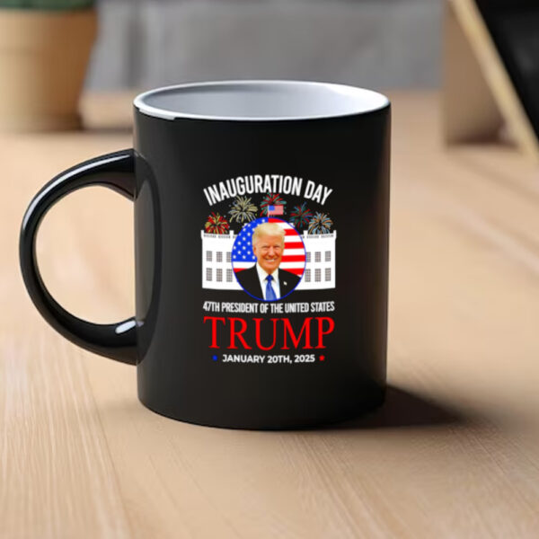 Donald Trump Inauguration Day 2025 47th President White House Mug1