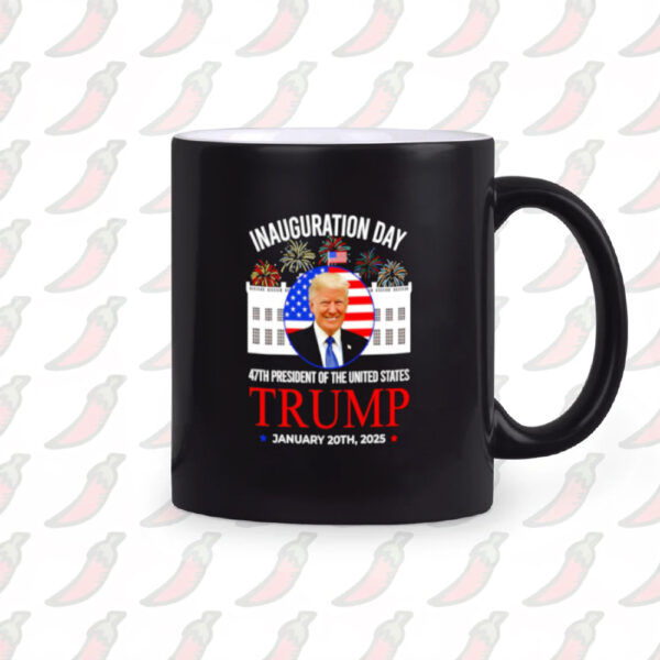 Donald Trump Inauguration Day 2025 47th President White House Mug2