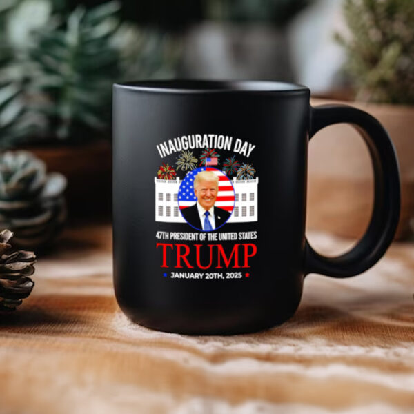 Donald Trump Inauguration Day 2025 47th President White House Mug3