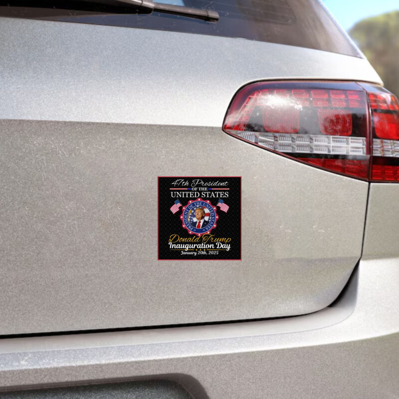 Inaugural Pride: Celebrate the 47th US President with Our 2025 Inauguration Sticker 8 Donald Trump Inauguration Day 2025, 47th US President Inauguration Sticker