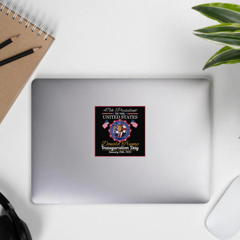 Inaugural Pride: Celebrate the 47th US President with Our 2025 Inauguration Sticker 11 Donald Trump Inauguration Day 2025, 47th US President Inauguration Sticker3