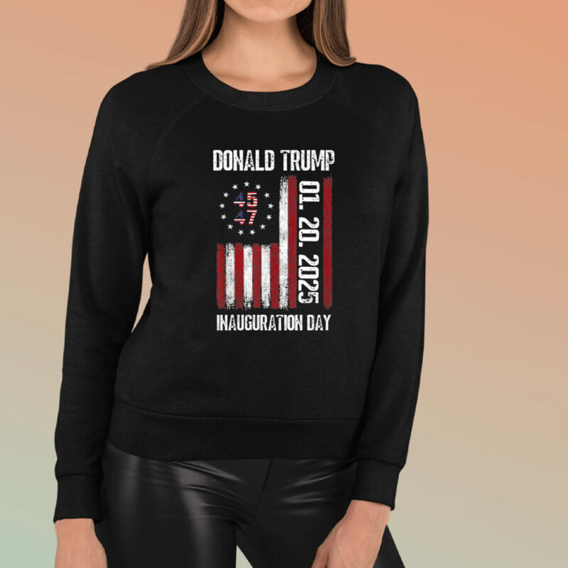 Celebrate the 47th US Presidential Inauguration: Donald Trump Inauguration Day 2025 Commemorative T-Shirt 8 Donald Trump Inauguration Day 2025, 47th US President Inauguration T-Shirt