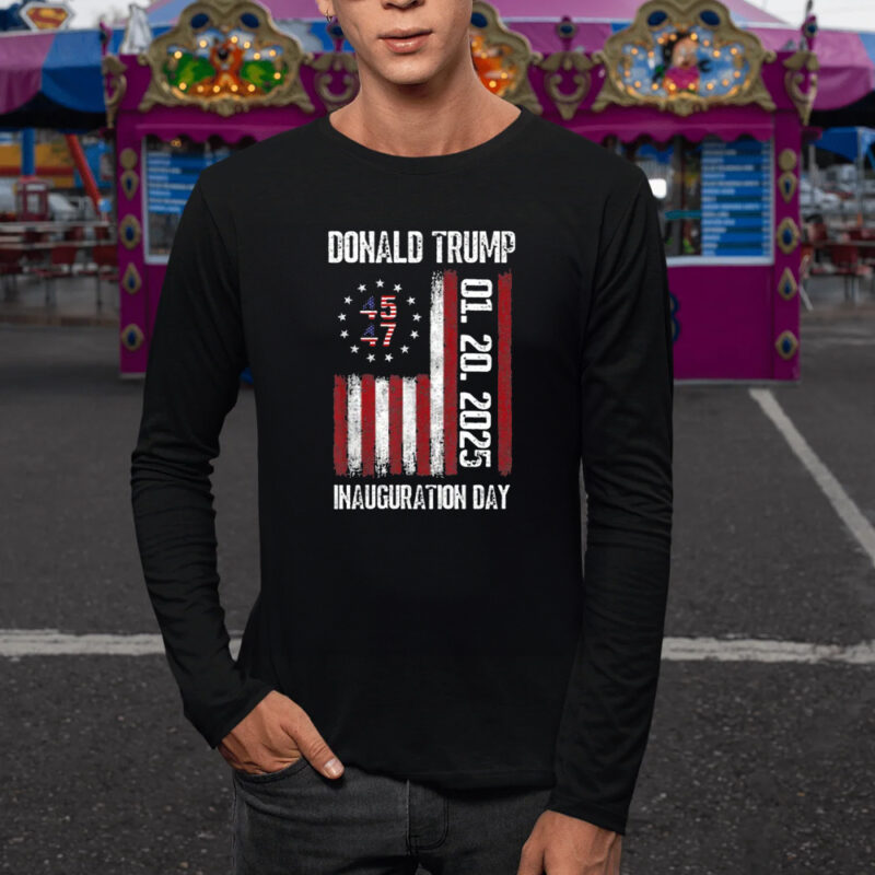 Celebrate the 47th US Presidential Inauguration: Donald Trump Inauguration Day 2025 Commemorative T-Shirt 9 Donald Trump Inauguration Day 2025, 47th US President Inauguration T-Shirt1