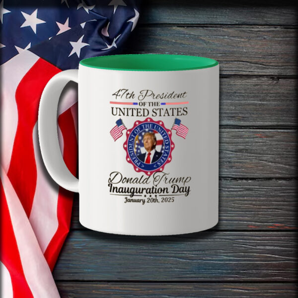 Donald Trump Inauguration Day 2025 Mug, Trump Vance 2025 Mug, 47th US President Inauguration Mug1