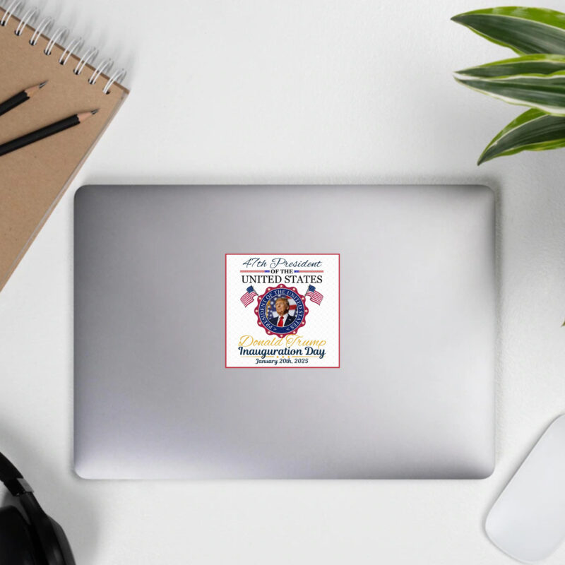 Inaugurate the Future: Commemorate Trump's 2025 Inauguration with Exclusive Stickers 11 Donald Trump Inauguration Day 2025, President Inauguration Sticker3