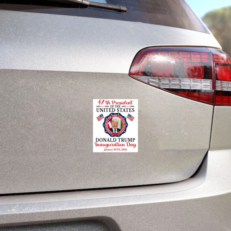 Celebrate the Inauguration of Donald Trump 2025 with Our Exclusive Commemorative Sticker 8 Donald Trump Inauguration Day 2025 Sticker