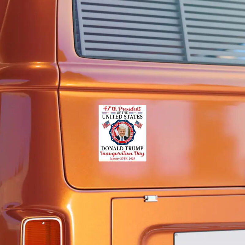 Celebrate the Inauguration of Donald Trump 2025 with Our Exclusive Commemorative Sticker 9 Donald Trump Inauguration Day 2025 Sticker1