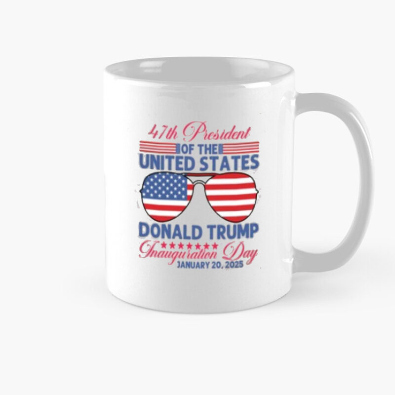 Celebrate the Inauguration: Donald Trump 2025 Mug for Republican Patriots 8 Donald Trump Inauguration Day Mug,President Trump Mug,Republican Mug,Trump 2025 Mug