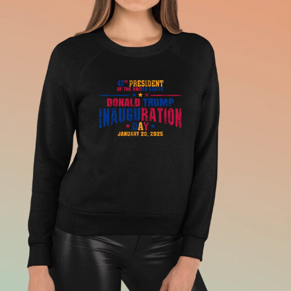 Donald Trump Inauguration Day Shirt, Trump 47th President of the us Shirt