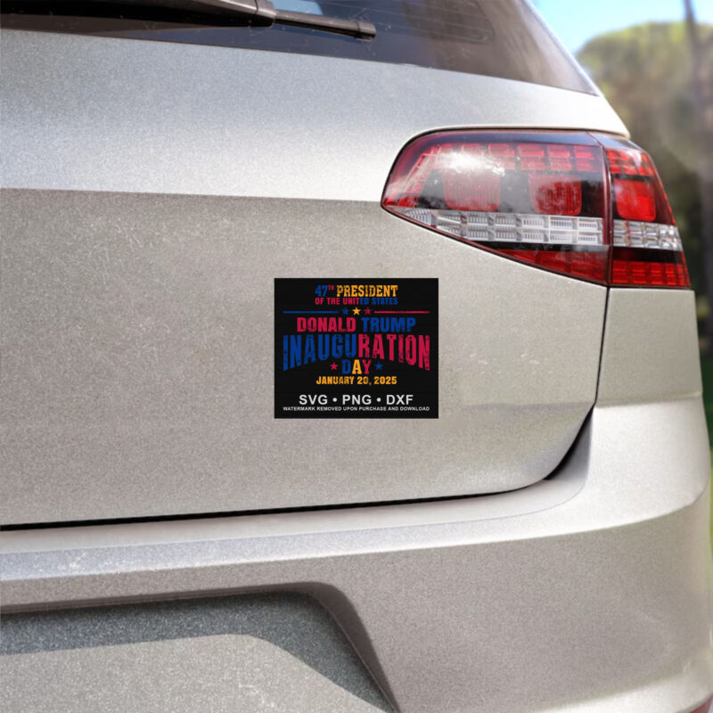 Donald Trump Inauguration Day Sticker: Celebrate the 47th President 8 Donald Trump Inauguration Day Sticker, Trump 47th President-Sticker