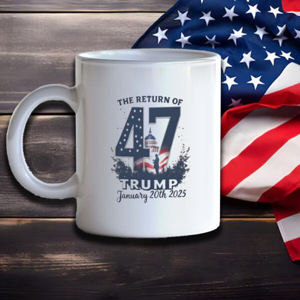 Donald Trump Inauguration, Trump 47th President Of United States Mugs3