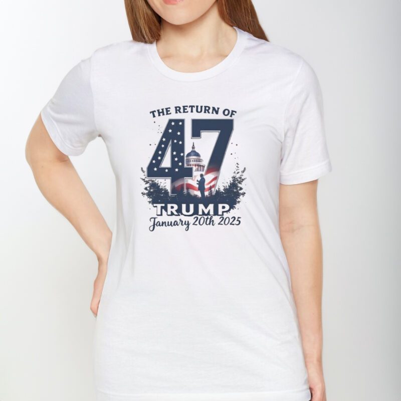 Celebrate the 47th Presidency: Commemorate Trump's Inauguration with Our Exclusive T-Shirt 8 Donald Trump Inauguration, Trump 47th President Of United States T-Shirt