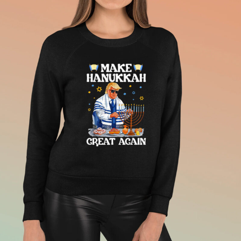 Make Hanukkah Great Again with Donald Trump's Festive Shirt 8 Donald Trump Make Hanukkah Great Again Shirt