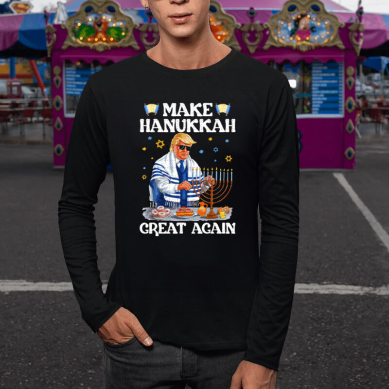 Make Hanukkah Great Again with Donald Trump's Festive Shirt 9 Donald Trump Make Hanukkah Great Again Shirt1