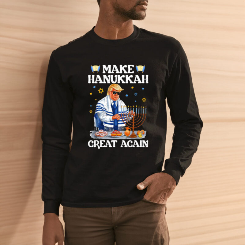 Make Hanukkah Great Again with Donald Trump's Festive Shirt 11 Donald Trump Make Hanukkah Great Again Shirt3