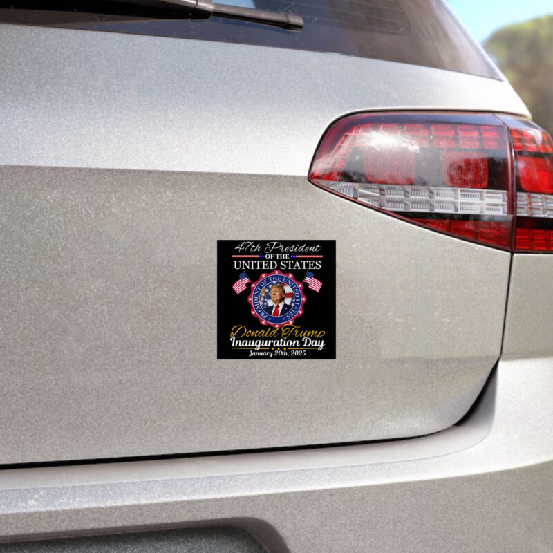Show Your Support: Donald Trump Inauguration 2025 Sticker 8 Donald Trump Sticker, Trump Inauguration 2025 Sticker