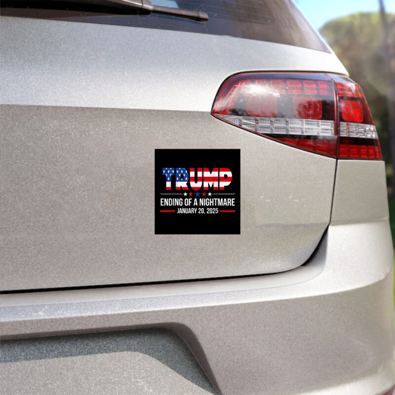 Trump Won Inauguration Day 2025: End the Nightmare with Our Commemorative Stickers 8 Ending of a Nightmare Sticker, Trump Won Inauguration Day 2025 Stickers