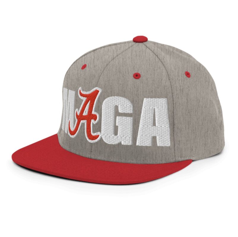 MAGA Snapback Hat: Show Your Support for Georgia-Alabama Game 11 Georgia – Alabama Game MAGA Snapback Hat