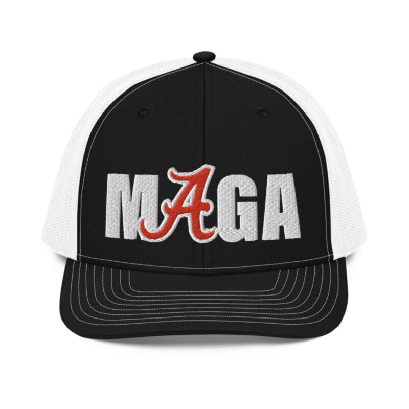 MAGA Snapback Trucker Hat: Show Your Support for Georgia-Alabama Game 9 Georgia – Alabama Game MAGA Snapback Trucker Hat