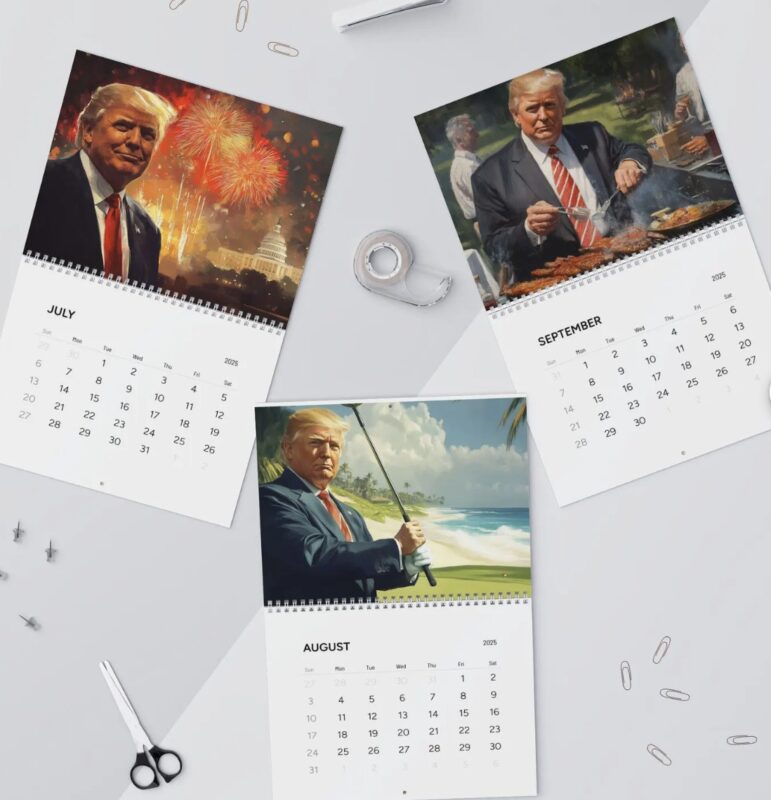 Inaugural Trump 2025 Wall Calendar: Celebrate the Legacy of the 45th President 18 Inaugural Trump 2025 Wall Calendar