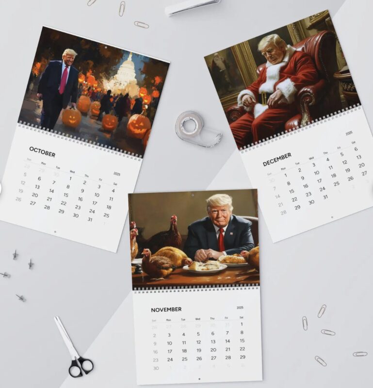 Inaugural Trump 2025 Wall Calendar: Celebrate the Legacy of the 45th President 23 Inaugural Trump 2025 Wall Calendar
