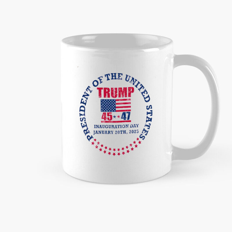 Inauguration Day 45 47 Donald Trump President We Won Again Trump 47 President Mug 8 Inauguration Day 45 47 Donald Trump President we won again trump 47 President Mug