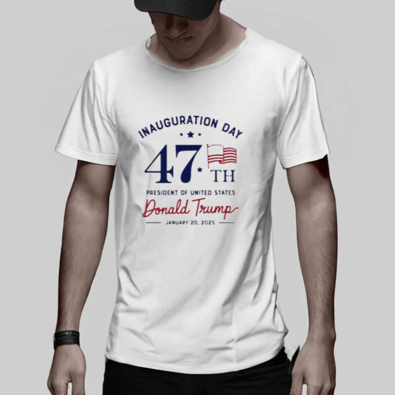 Inaugural Day 47th President of the United States Donald Trump 2025 Commemorative T-Shirt 11 Inauguration Day 47th President Of United States Donald Trump 2025 T-Shirt3