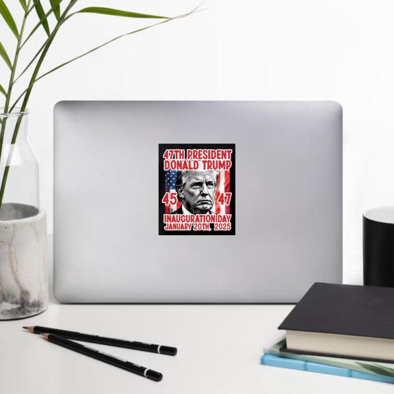 47th President Trump Inauguration Sticker: Commemorate the Historic January 20th, 2025 Event 9 January 20th, 2025, 47th President Trump Inauguration Sticker1