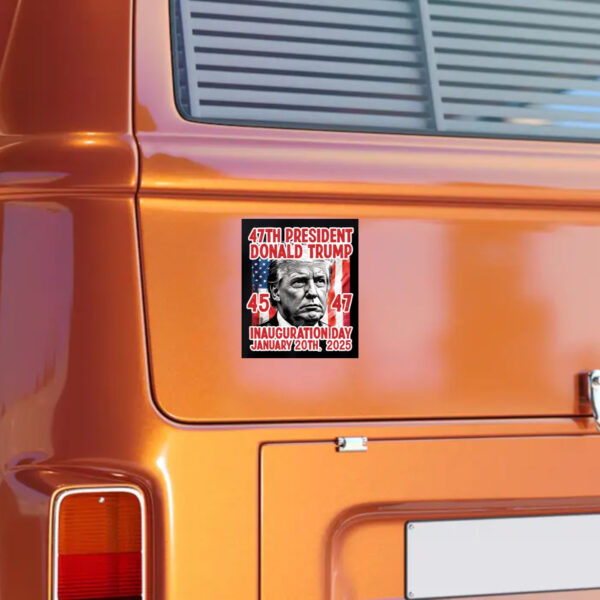 January 20th, 2025, 47th President Trump Inauguration Sticker2