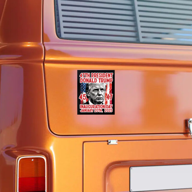 47th President Trump Inauguration Sticker: Commemorate the Historic January 20th, 2025 Event 10 January 20th, 2025, 47th President Trump Inauguration Sticker2