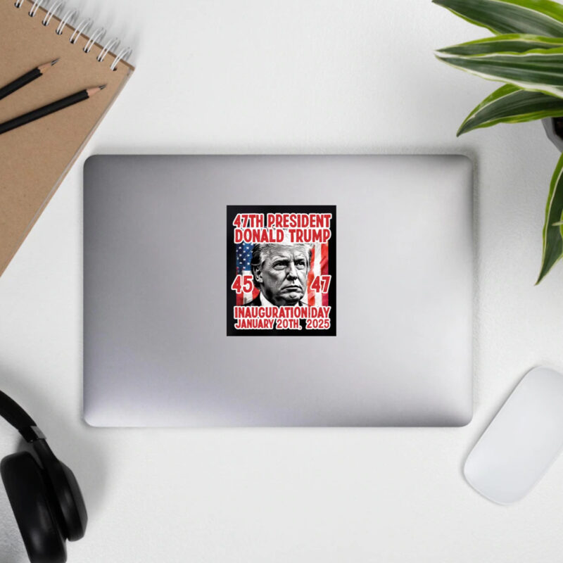 47th President Trump Inauguration Sticker: Commemorate the Historic January 20th, 2025 Event 11 January 20th, 2025, 47th President Trump Inauguration Sticker3