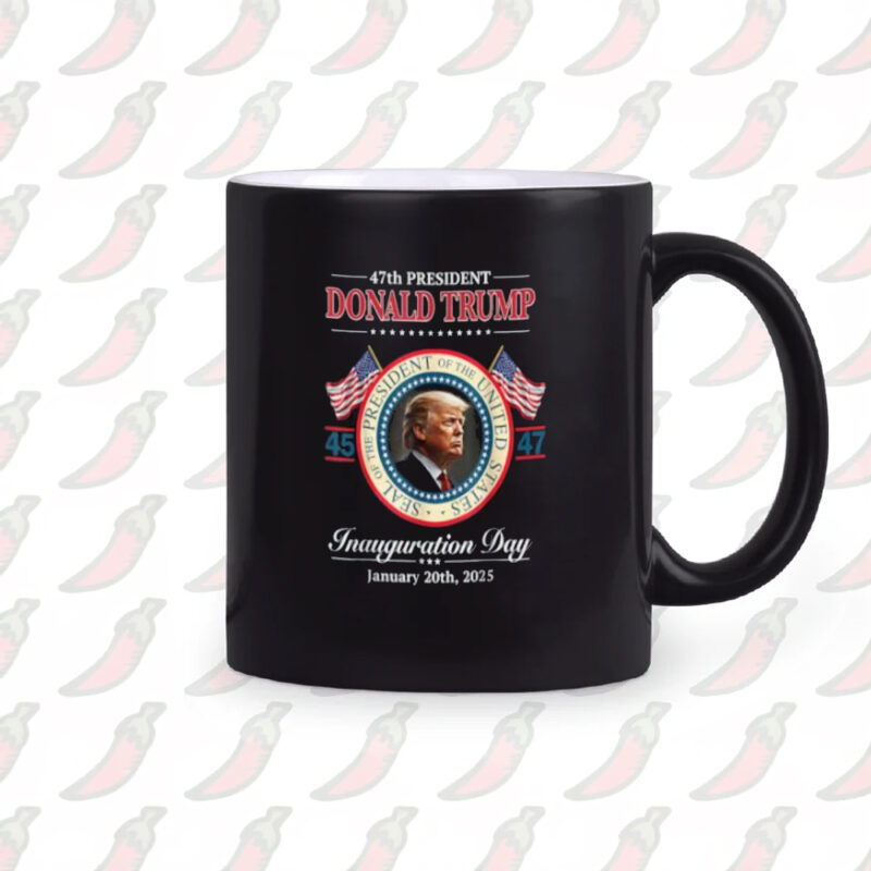 Commemorate Inauguration Day 2025 with the Official President Trump 47th USA Flag Mug 9 President Donald Trump Inauguration Day 2025 47Th Usa Flag Mug2