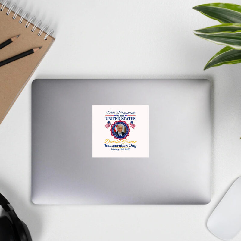 Commemorate History: President Trump Inauguration Day 2025 Collectible Sticker 11 President Donald Trump Inauguration Day 2025 Memorabilia Sticker3