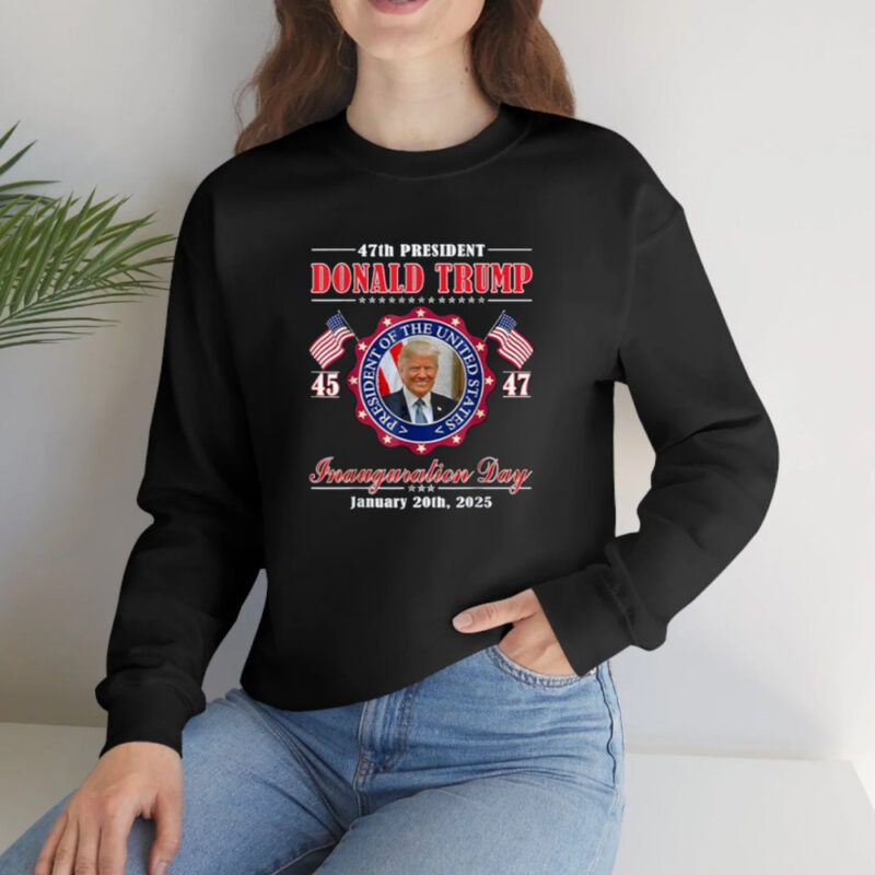 Commemorate History: President Trump Inauguration Day 2025 Inaugural T-Shirt 10 President Donald Trump Inauguration Day 2025 Memorabilia T-Shirt2