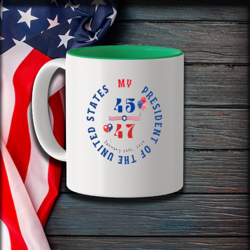 Celebrate Inauguration Day with the Official Republican Trump 45 47 Mug 9 Republican Mug, Inauguration Day, Trump 45 47 Mug1