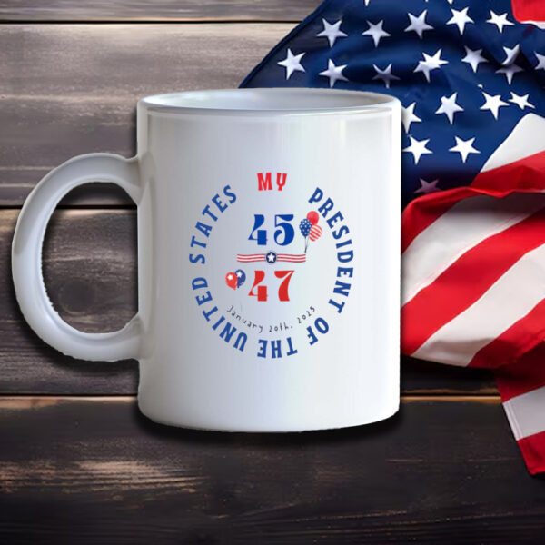 Republican Mug, Inauguration Day, Trump 45 47 Mug3