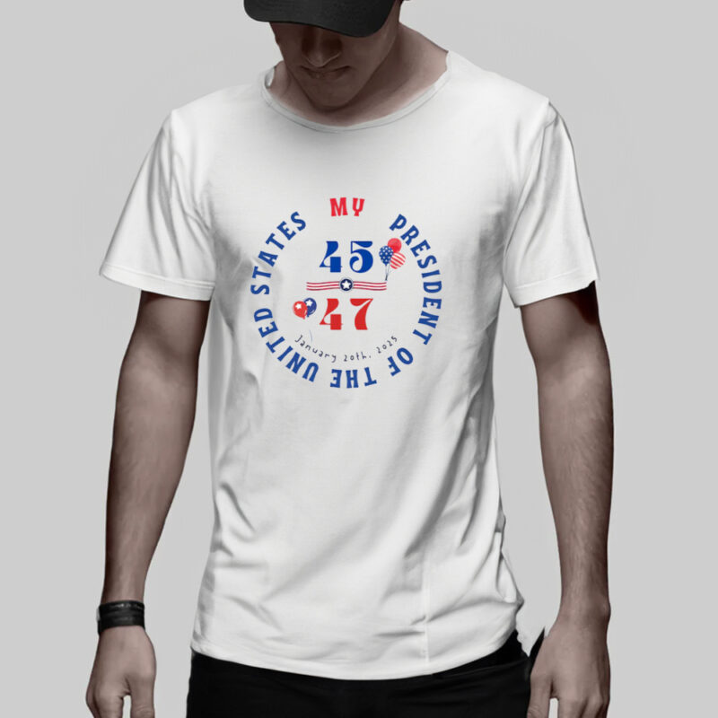 Celebrate Inauguration Day with the Official Trump 45 47 Republican T-Shirt 11 Republican Shirt, Inauguration Day, Trump 45 47 T-shirt3