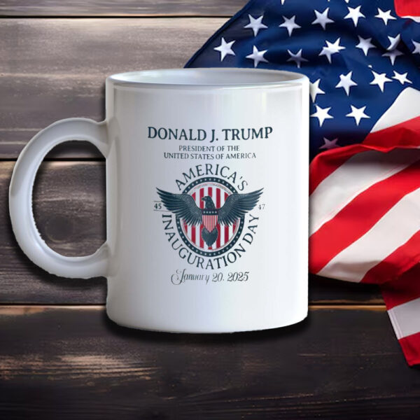 Souvenir Memorabilia 2025, Trump Vance 2025 Inauguration Mug3