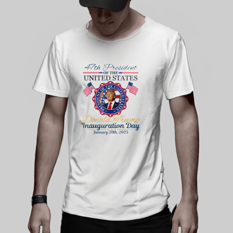 Inauguration Day 2025: Commemorate History with the President Donald Trump Tee Shirt 11 The Inauguration Day 2025 Memorabilia President Donald Trump Tee Shirt3