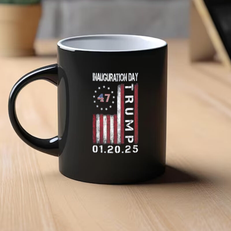 Celebrate the 47th Presidency with the Trump Inauguration Day 2025 USA Flag Mug 9 The Trump Inauguration Day 2025 47th President USA Flag Mug1