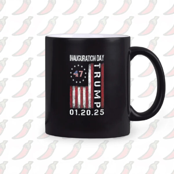 The Trump Inauguration Day 2025 47th President USA Flag Mug2