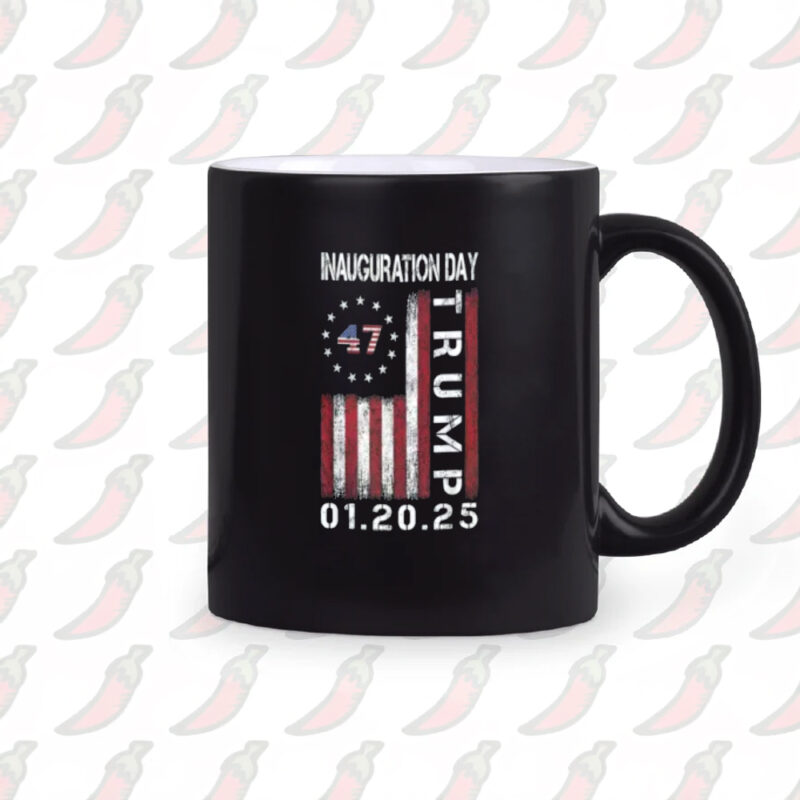 Celebrate the 47th Presidency with the Trump Inauguration Day 2025 USA Flag Mug 10 The Trump Inauguration Day 2025 47th President USA Flag Mug2