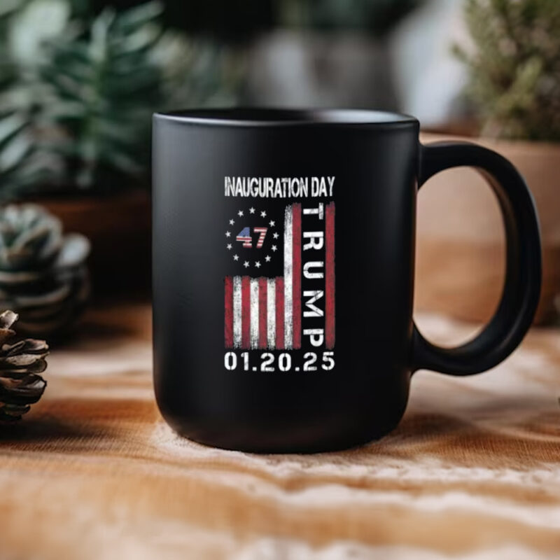 Celebrate the 47th Presidency with the Trump Inauguration Day 2025 USA Flag Mug 11 The Trump Inauguration Day 2025 47th President USA Flag Mug3