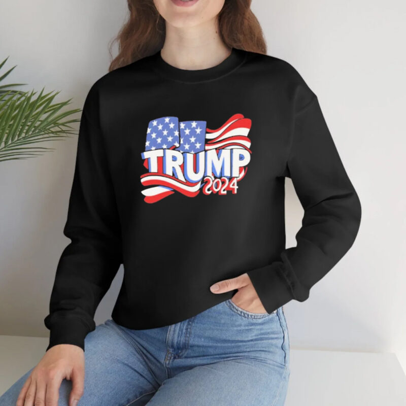 Show Your Patriotism: Trump 2024 USA Flag Shirt 10 Trump 2024 USA flag shirt2
