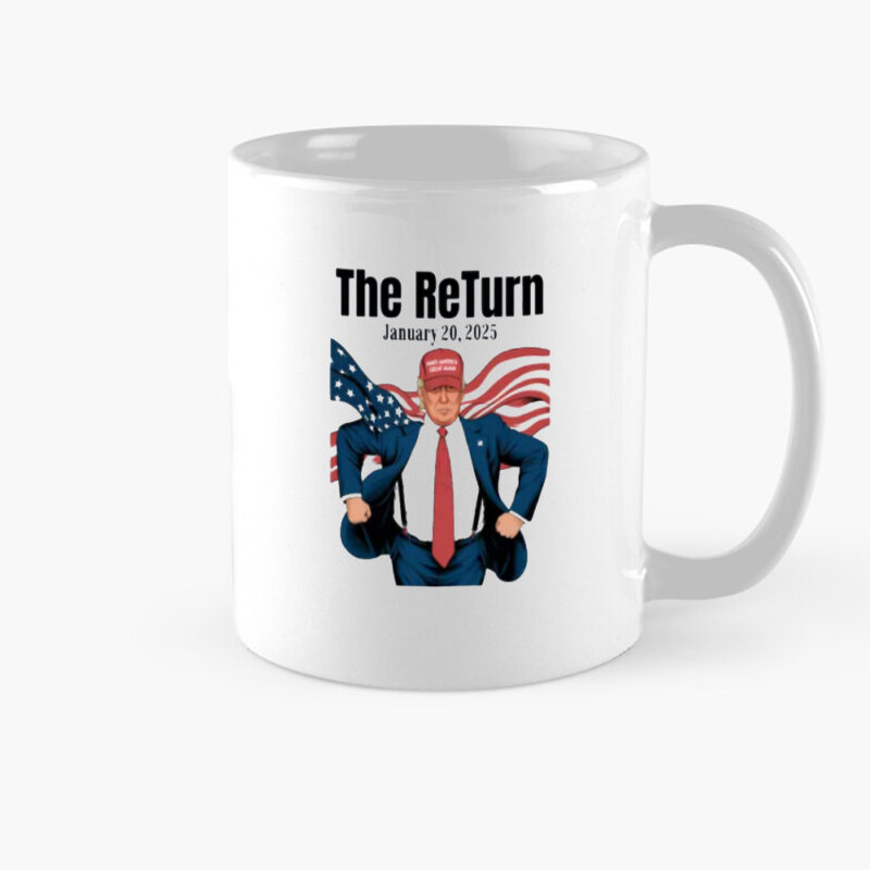 Trump 2025 Inauguration Day Superhero Graphic Mug 8 Trump 2025 Inauguration Day Mug, Trump Superhero Graphic Mug