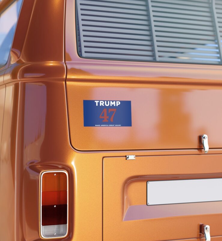 Trump 47: Make America Great Again Bumper Stickers for Patriotic Support 6 Trump 47 Make America Great Again Bumper Stickers