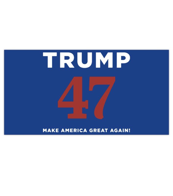 Trump 47: Make America Great Again Bumper Stickers for Patriotic Support 8 Trump 47 Make America Great Again Bumper Stickers