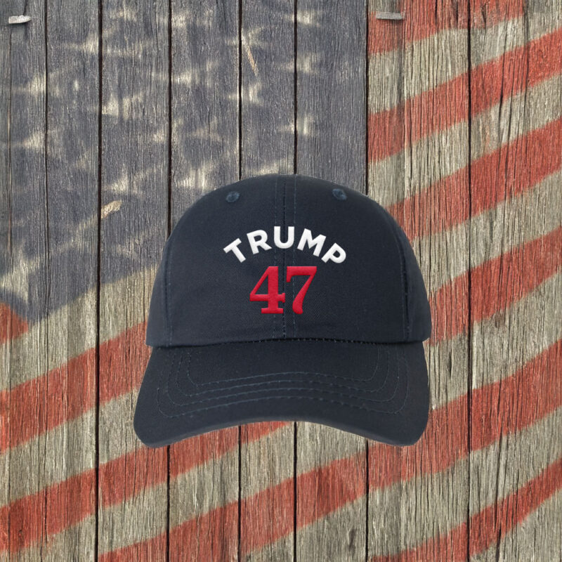 Trump 47 Navy Structured Adjustable Hat 6 Trump 47 Navy Structured Adjustable Hat
