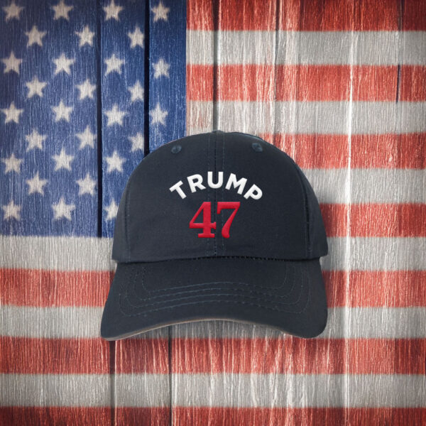 Trump 47 Navy Structured Adjustable Hat